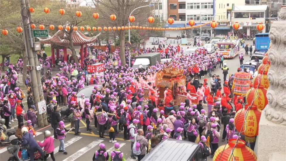 桃園龍德宮四媽祖年度南巡遶境　為期8天7夜　5千名信徒共襄盛舉