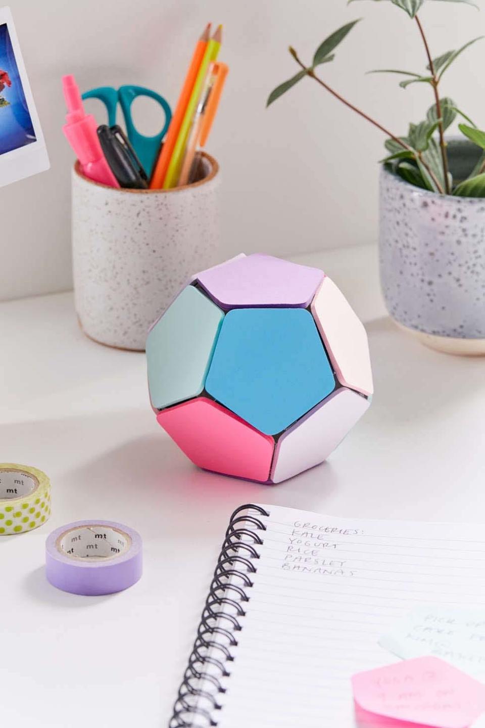 Sticky memo notepad ball from Urban Outfitters