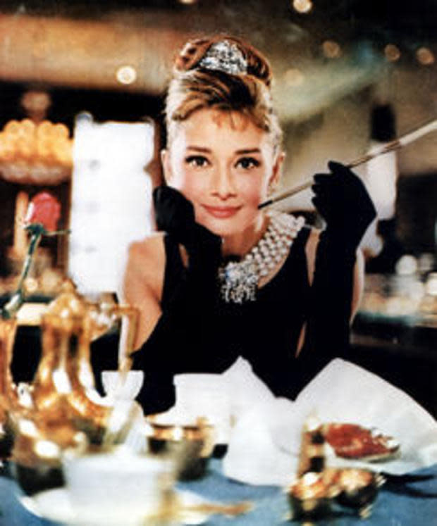 BREAKFASY AT TIFFANYS 1961 Paramount film with Audrey Hepburn. Image shot 1961. Exact date unknown. 