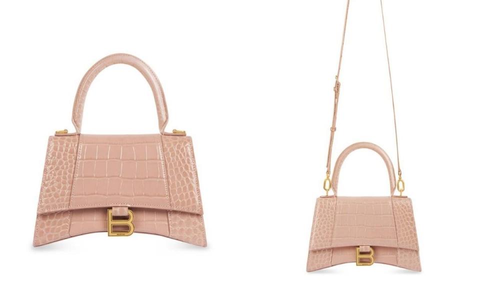 BALENCIAGA HOURGLASS SMALL HANDBAG NT$ 94,500 Photo Via:BALENCIAGA