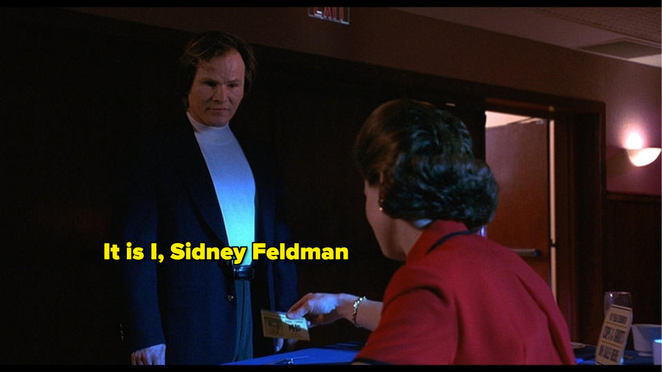 "It is I, Sidney Feldman"