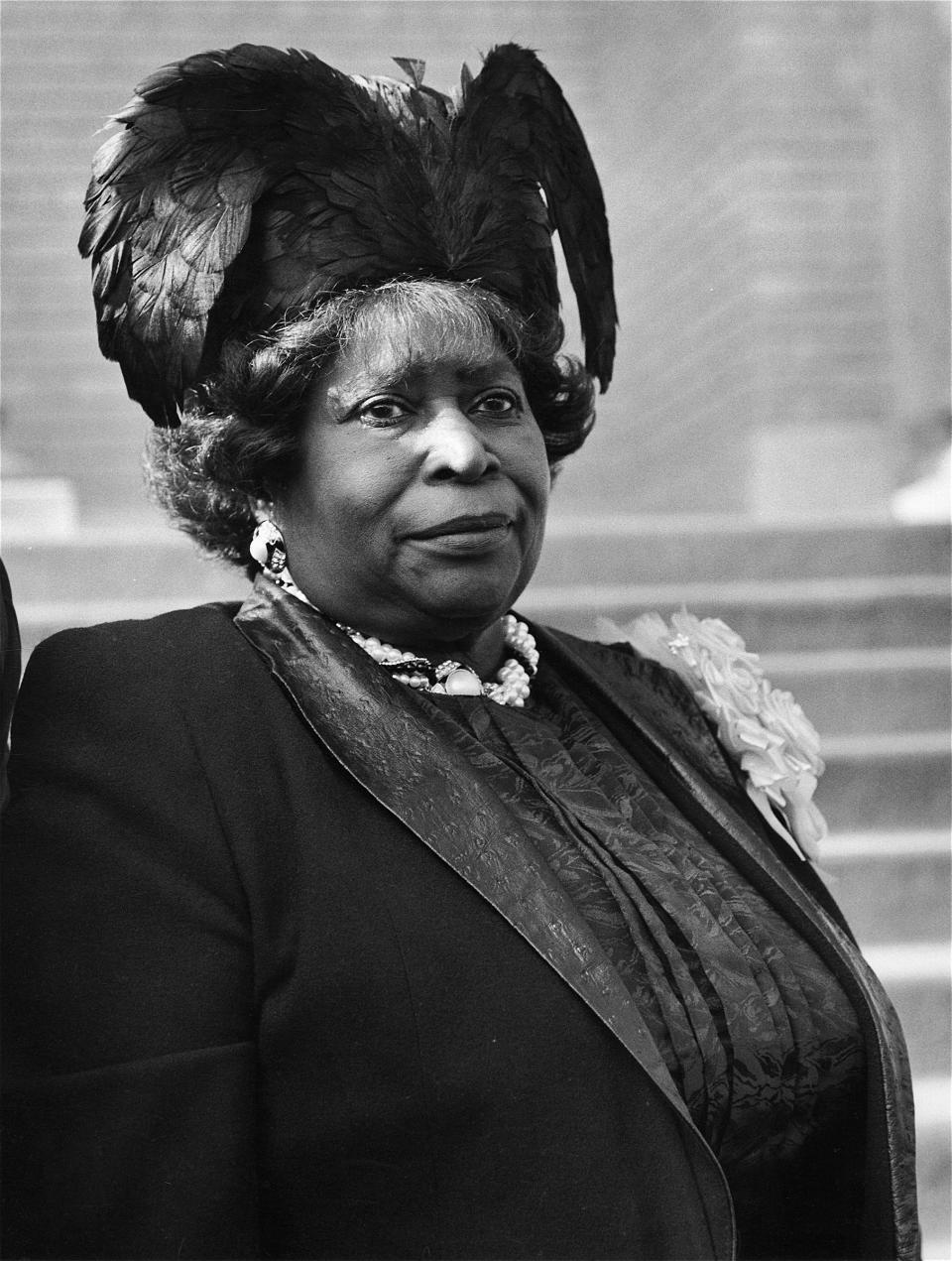 Lady in Black Hat With Feathers (1990) | Earlie Hudnall Jr.