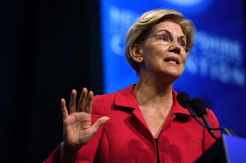 Sen. Elizabeth Warren of Massachusetts has endured some criticism from progressive activists skeptical of her commitment to Medicare for All. (Photo: Gretchen Ertl / Reuters)