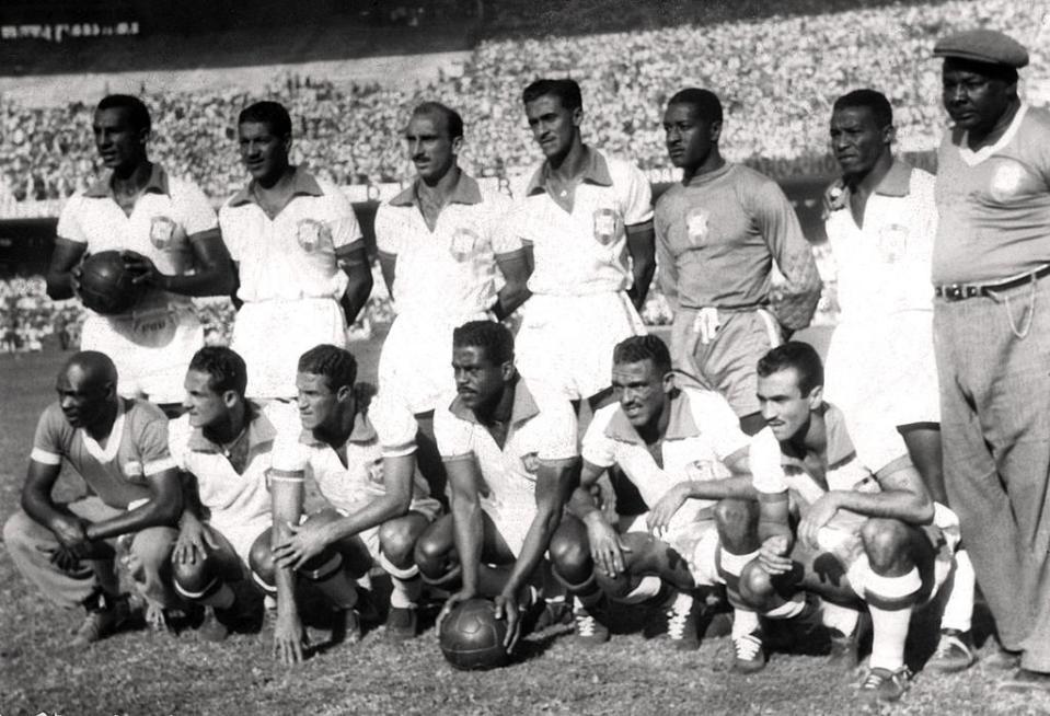 Formación de Brasil en el Mundial de 1950.