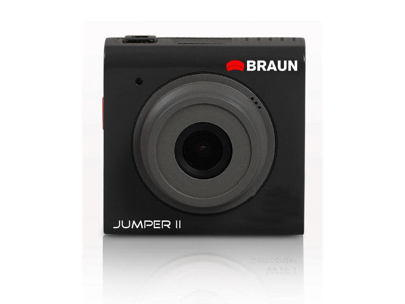 Brauns Jumper II ist eine Actioncam für Einsteiger. Mit dem im Lieferumfang inbegriffenen Gehäuse kann sie in bis zu 30 Metern Wassertiefe filmen. Foto: Braun