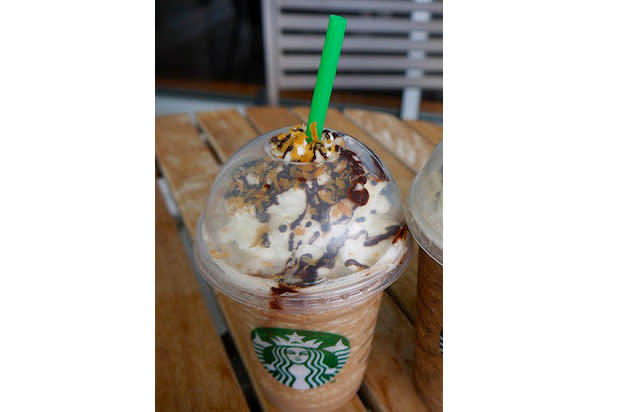 <div class="caption-credit"> Photo by: Credit: Flickr/SophieSchieli</div><div class="caption-title">Samoa Frappuccino</div>Commenter Heather W. suggested a summer-only favorite, the Samoa Frappuccio. "It's the mocha coconut Frappuccino with caramel drizzle. It's a dead ringer for the Girl Scout Cookie! We used to make it in our café all the time!" She also recommends some other seasonal drinks, "Other good seasonal beverages are the Pumpkin Spice Chai and the Gingerbread Chai. Coconut Chai is also really, really good." <br>