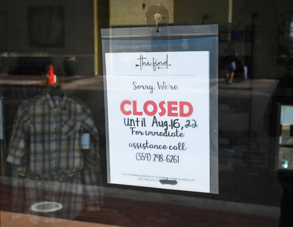 The Find, a store that sells repurposed vintage thrift clothing, furniture and other items at River Park shopping center according to its Facebook page, is currently closed. The store was operated by Made for Them, a nonprofit working to help human trafficking victims, which has also closed.