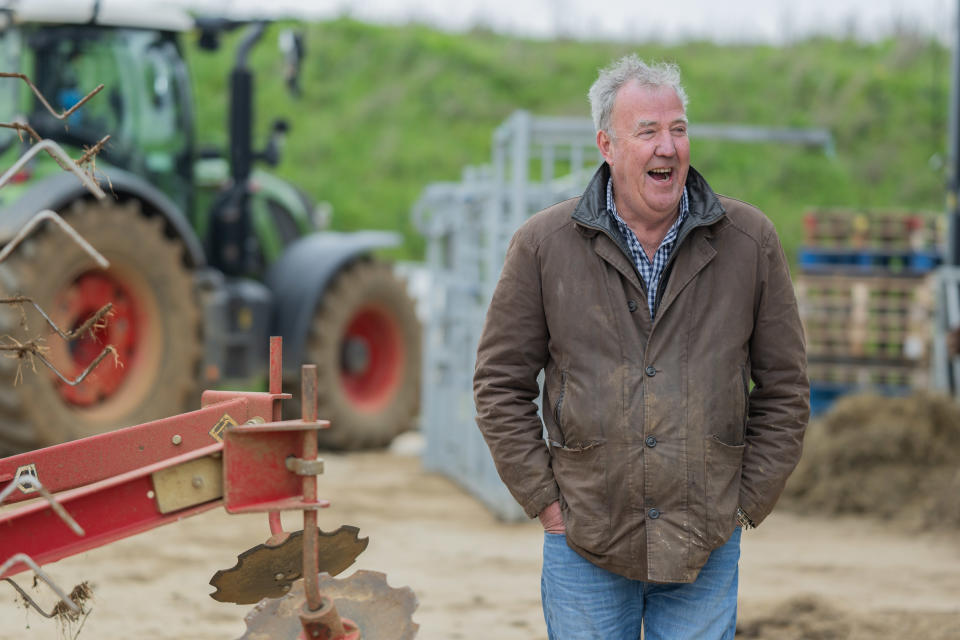 Jeremy Clarkson loves working on the farm
