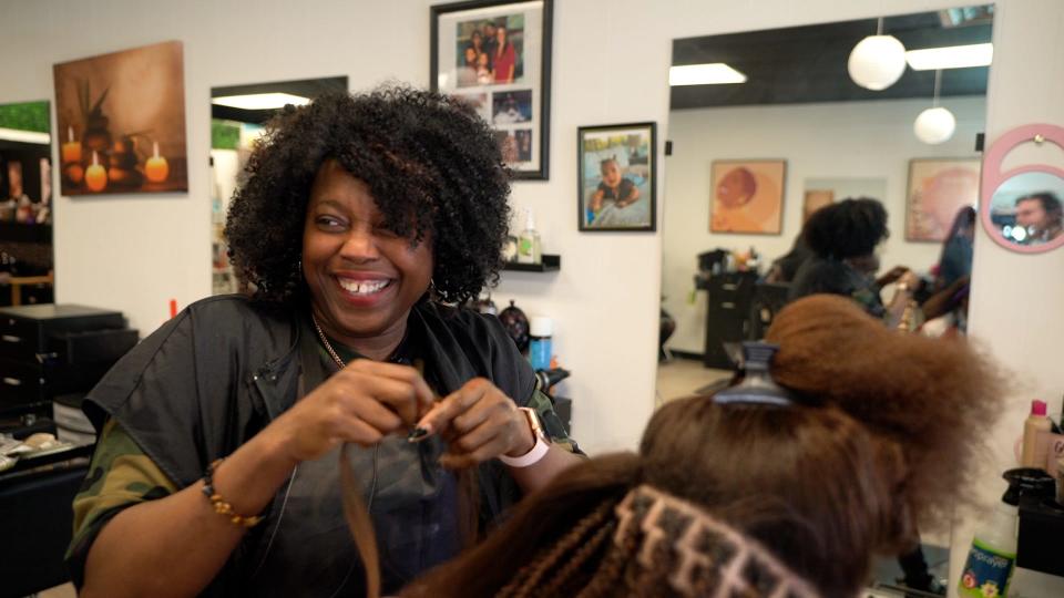 Diversity Hair Salon owner Jacqueline Gibson