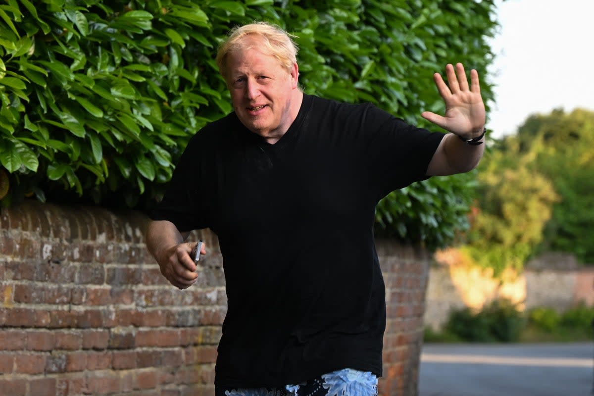 Boris Johnson’s honours list dominated PMQs (AFP via Getty)