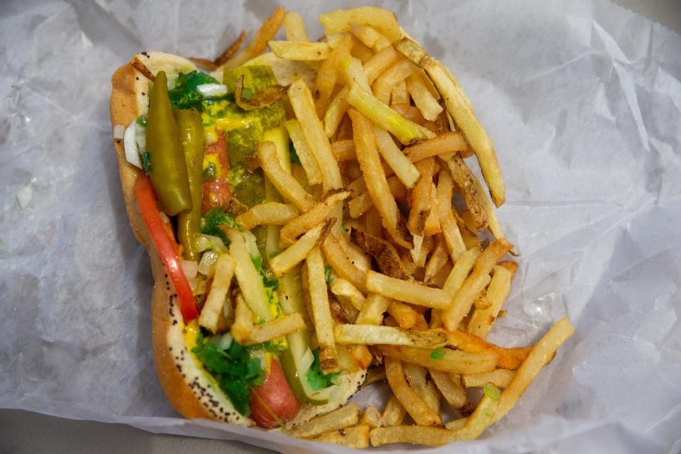 The Chicago Dog from Mr. Kozaks II in Holland.