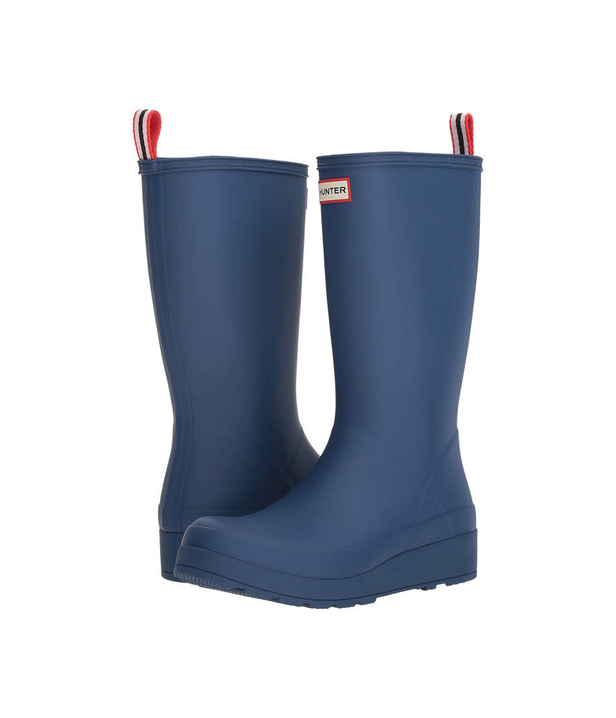 <p>If you’ve always wanted to own a pair of Hunter boots, now’s your chance. At just $66, you can own this set of beautiful blue rain boots by the historic British brand. Get ready to splash around in puddles again like you’re 5 years old because rainstorms will never be the same once you own a pair of these. <br><a rel="nofollow noopener" href="https://fave.co/2QtMKSA" target="_blank" data-ylk="slk:Shop it:" class="link "><strong>Shop it:</strong></a> $99 (was $110),<a rel="nofollow noopener" href="https://fave.co/2QtMKSA" target="_blank" data-ylk="slk:zappos.com" class="link "> zappos.com</a> </p>