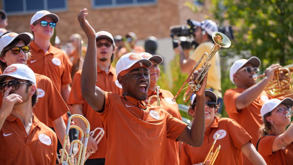 The Longhorn Band will get the University of Texas' South by Southwest activities started in lively fashion by marching from the Austin Convention Center  to the Hook ’Em House on March 8.