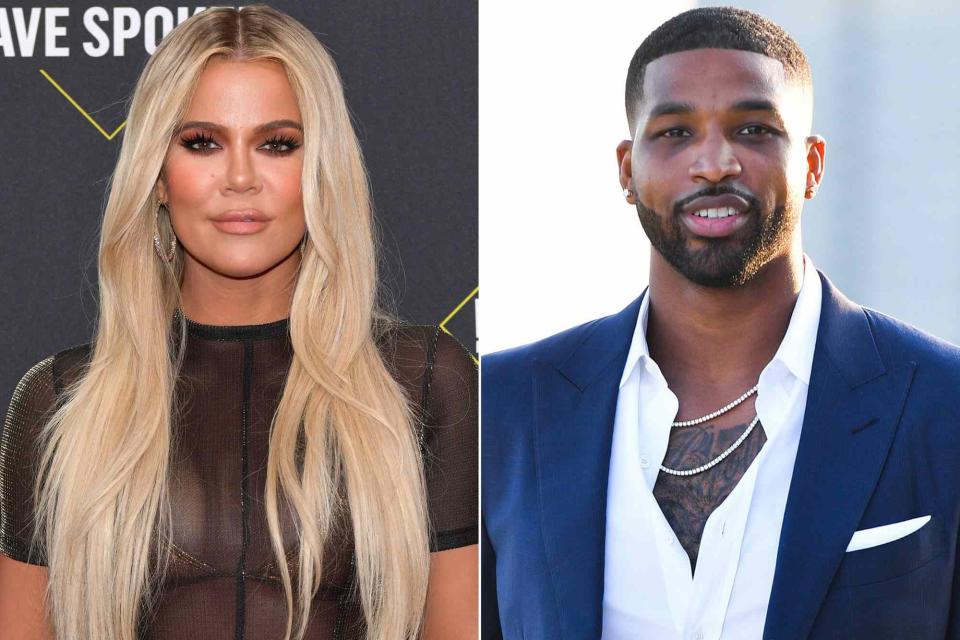 Rodin Eckenroth/WireImage; George Pimentel/Getty Khloé Kardashian and Tristan Thompson.