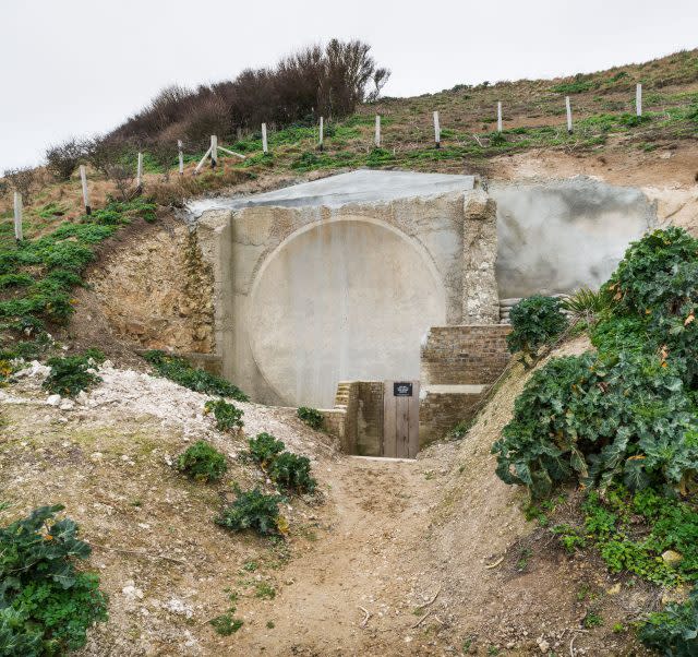 The Acoustic Mirrors, Fan Bay in Dover, Kent (Steven Baker/Historic England/PA)