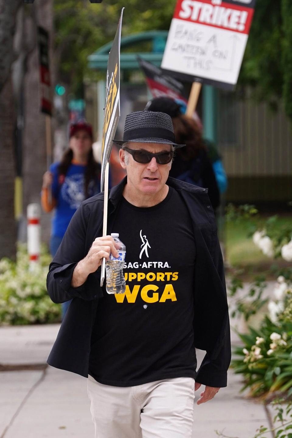 Bob Odenkirk on Strike for the WGA