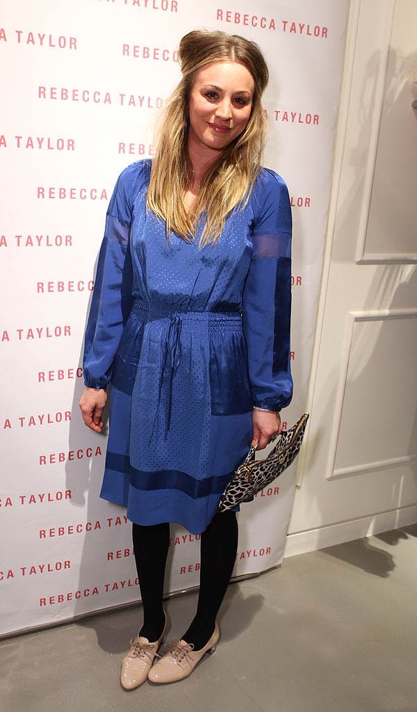 Kaley Cuoco Rebecca Taylor Store Opening