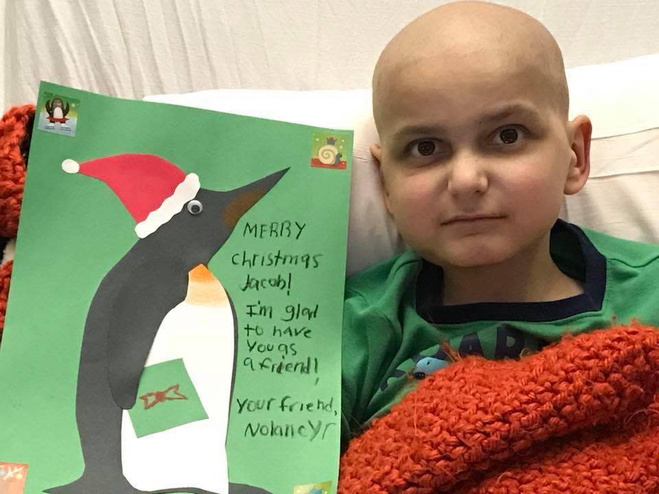 Jacob Thompson celebrated Christmas one last time before losing his brave battle with cancer: Michelle Thompson Simard