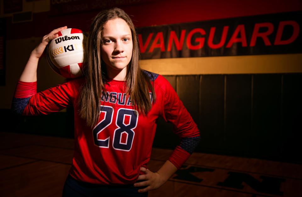 Vanguard senior Sophie Reed has been Marion County's best volleyball setter while battling Celiac Disease.