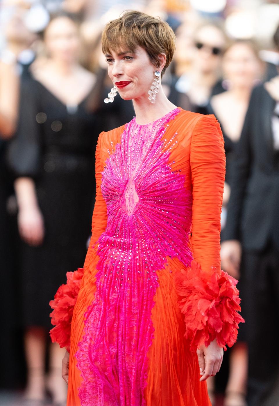 Rebecca Hall at the opening ceremony for the 75th annual Cannes film festival.