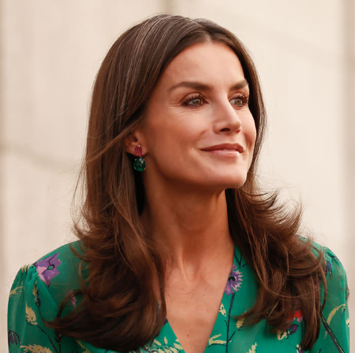 Reina Letizia vestido flores