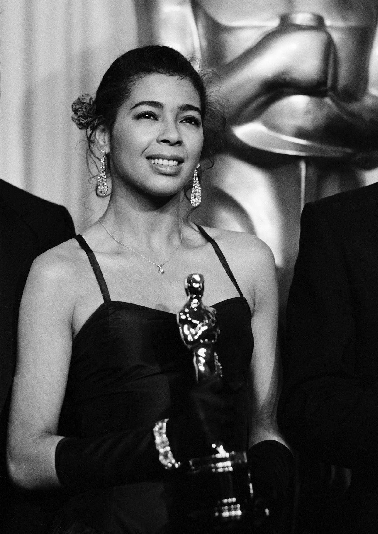 Winner Irene Cara at 56th Academy Awards Show 1984 (Bob Riha Jr / Getty Images)