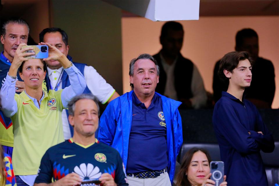 Emilio Azcárraga Jean durante un juego del América. Foto: Bloomberg.