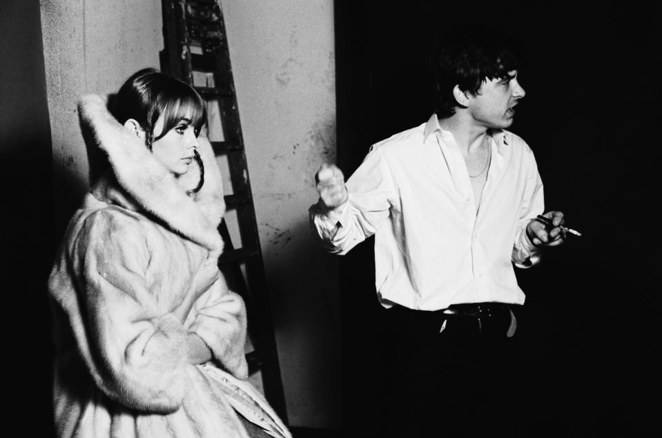 David Bailey with of supermodel Jean Shrimpton, 1963 (Photo by Terry O'Neill/Iconic Images/Getty Images)