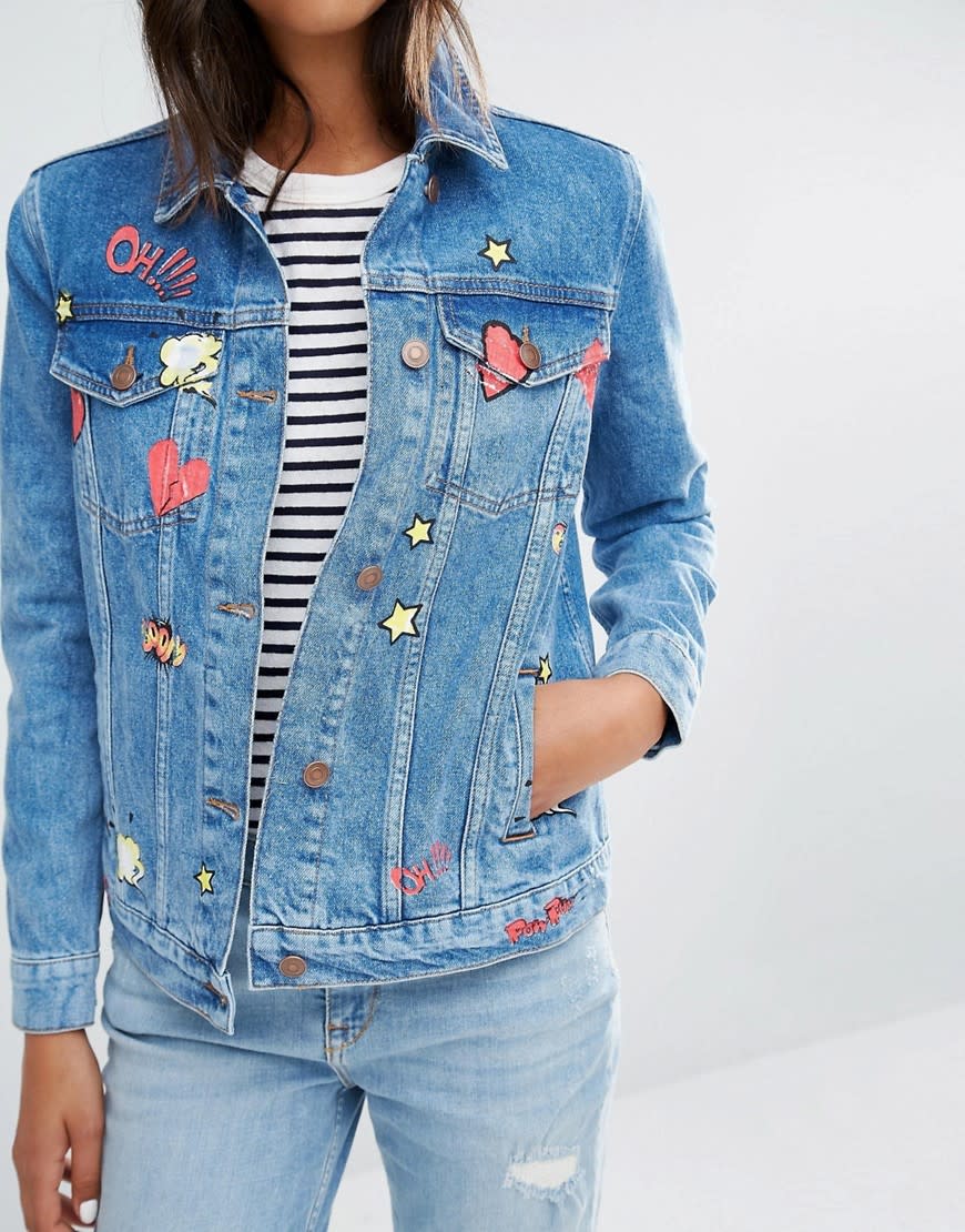 <p>If you’re not up for decorating your own, try this one on for size. You can’t help but get happy, festival vibes from this jacket. <br></p><p><a href="http://tidd.ly/4459b513" rel="nofollow noopener" target="_blank" data-ylk="slk:Buy It Here;elm:context_link;itc:0;sec:content-canvas" class="link ">Buy It Here</a></p>