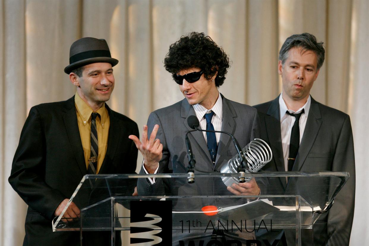 Adam Horovitz, left; Michael Diamond and Adam Yauch are seen in 2007. Yauch died of cancer in 2012.