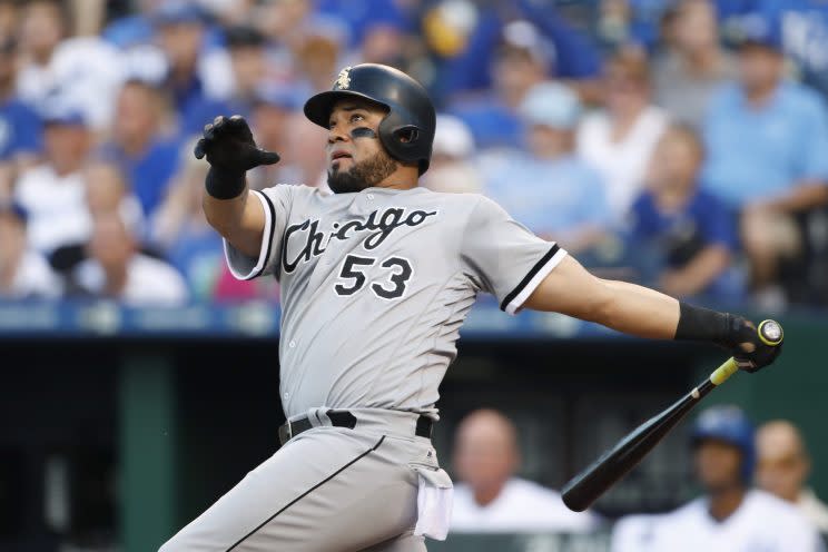 Melky Cabrera is heading to the Royals. (AP Photo)