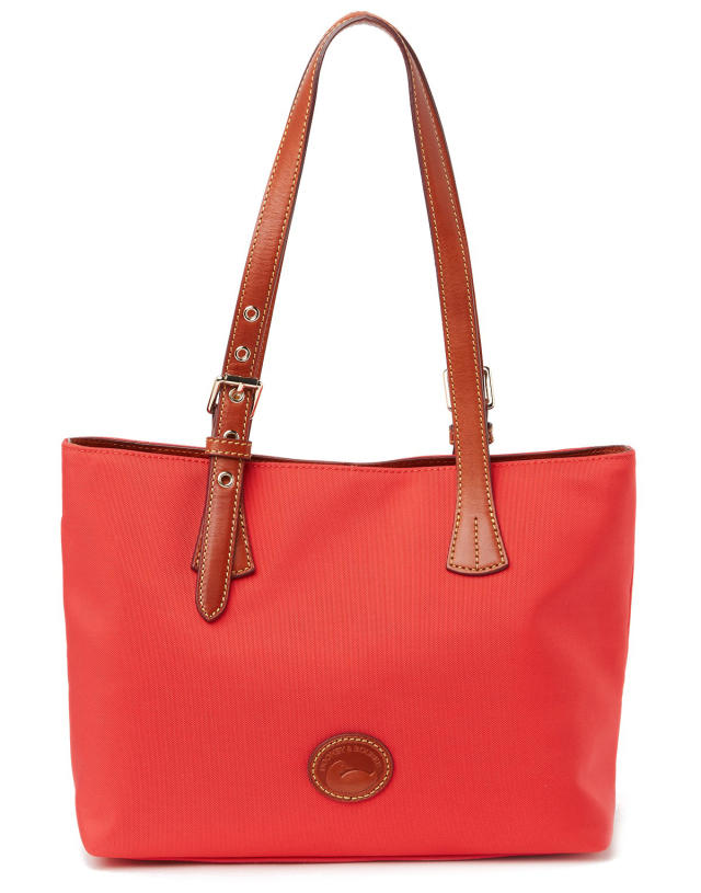 Dooney & Bourke Dooney & Bourke Mini Barlow Convertible Tote Bag in Saddle  at Nordstrom Rack