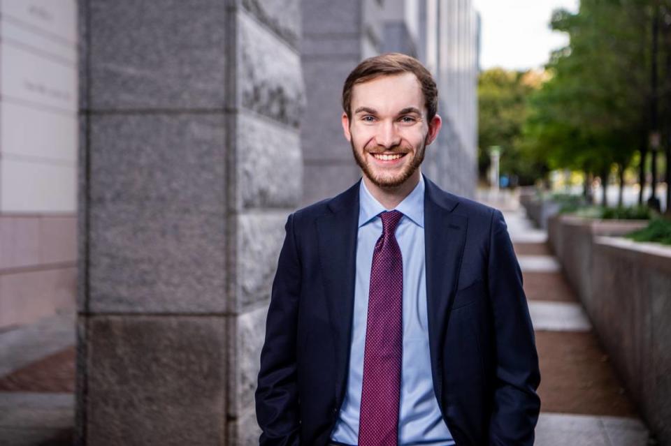 Drew Kromer, a 26-year-old labor attorney, was elected chair of the Mecklenburg County Democratic Party this month. Kromer has a plan to boost turnout that includes hiring an executive director and creating a stronger regional system.