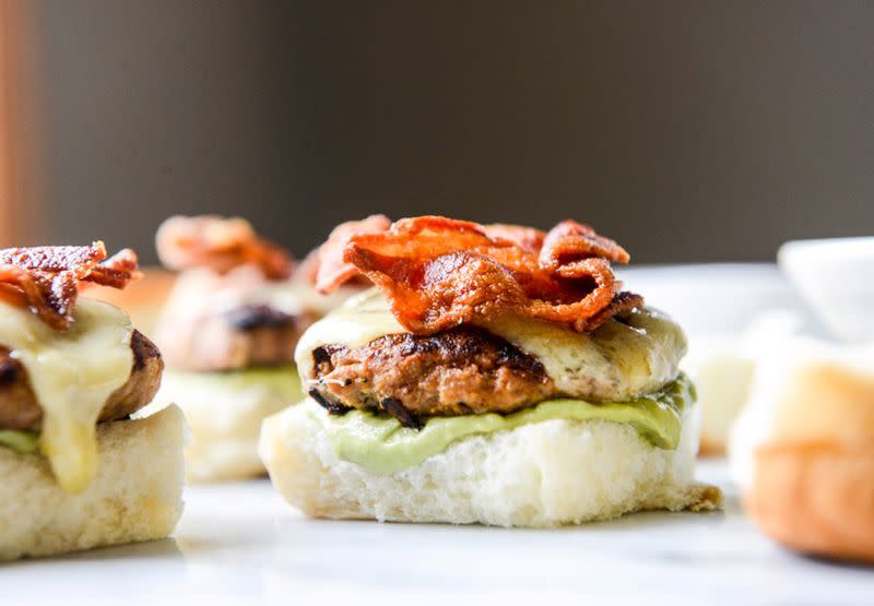 Chipotle Bacon Turkey Sliders