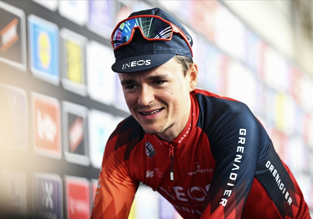  Tom Pidcock (Ineos Grenadiers) is hoping to challenge the 'big three' of Van der Poel, Van Aert, and Pogacar on Sunday 