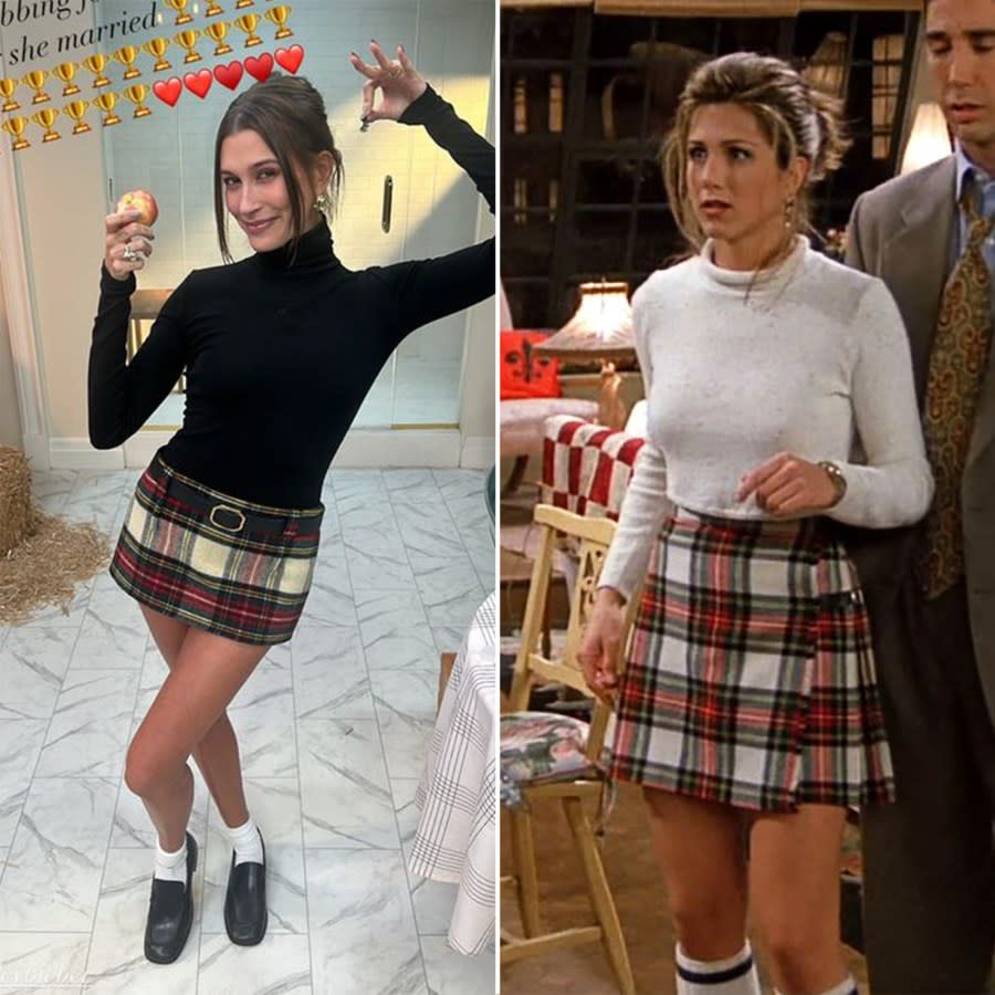 Hailey Bieber Looks Just Like Rachel Green