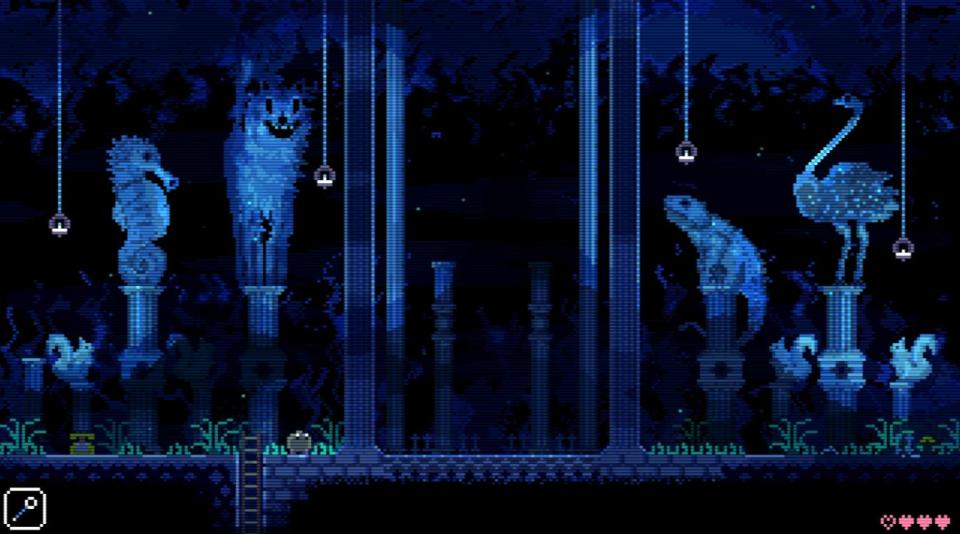 Animal Well features its own attractive pixel art