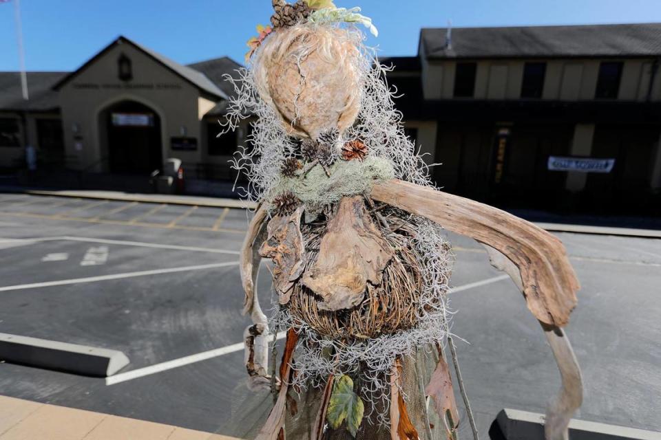 CambriaÕs famous scarecrows are spread out from Cambria to San Simeon to the north. These artsy scarecrows are located on 1350 Main Street at the Cambria Center for the Arts Building.