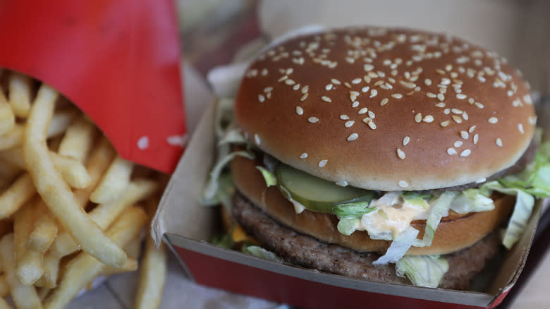 Big Mac and fries