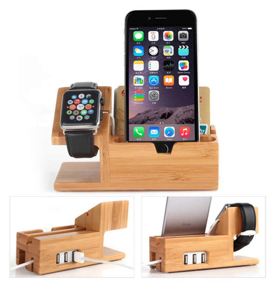 iPhone and Apple Watch charging station