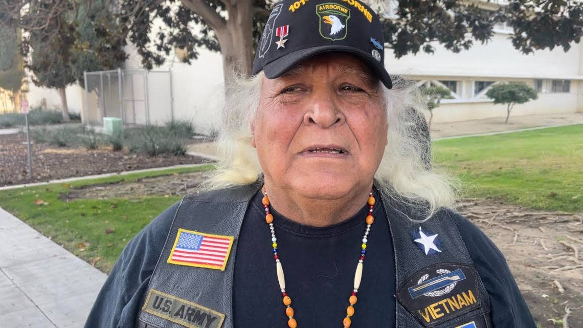 Richard Gonzalez, a Vietnam Veteran, said he was at the parade to honor all veterans.