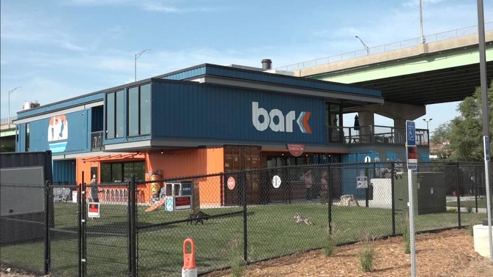 Bar K was one of the first businesses to be developed in the Riverfront Park area. Your dog can run while you have a cold one or work on your laptop.
