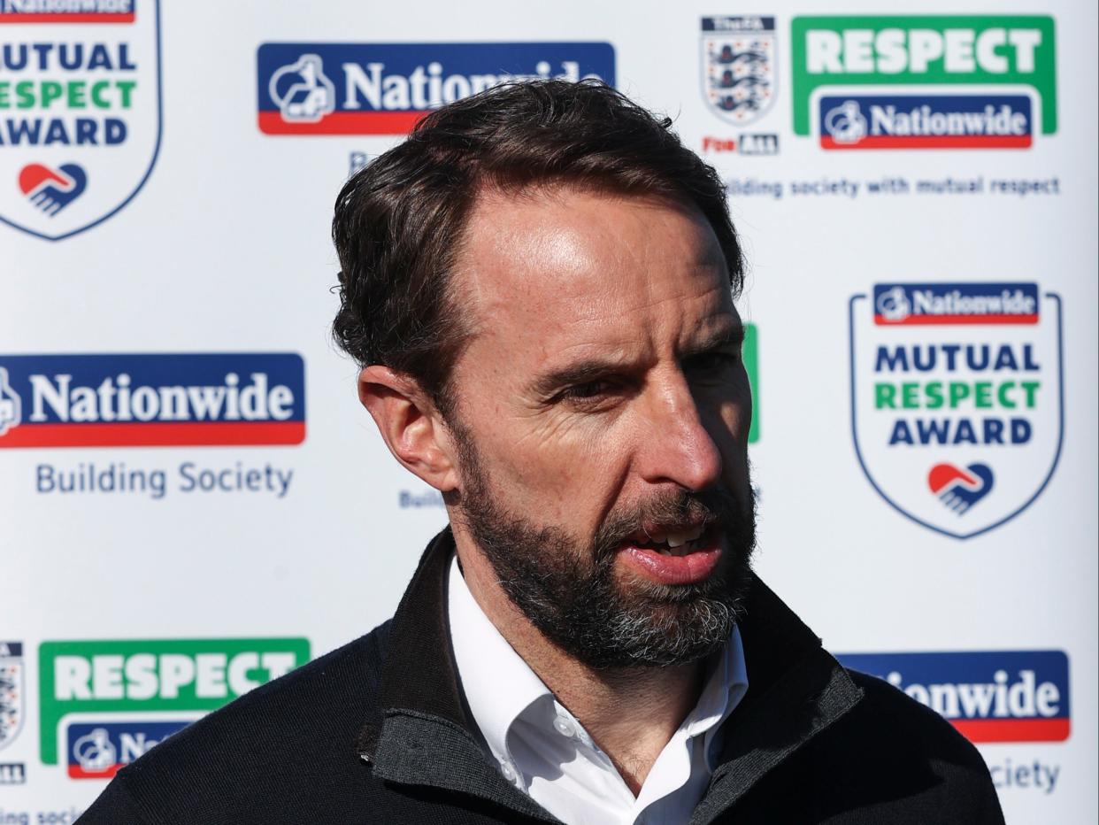 England head coach Gareth Southgate (The FA via Getty Images)