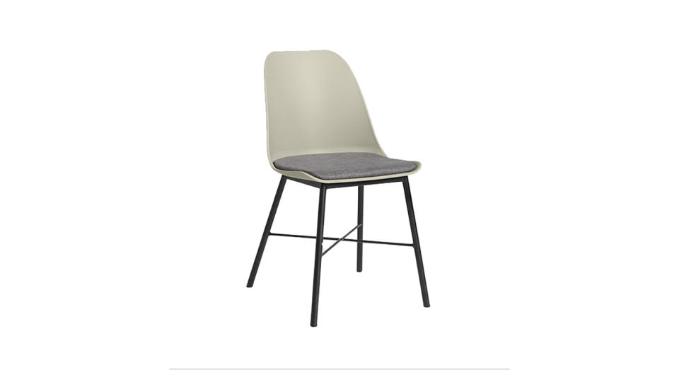 This John Lewis chair has a welded metal frame makes it extra durable. 