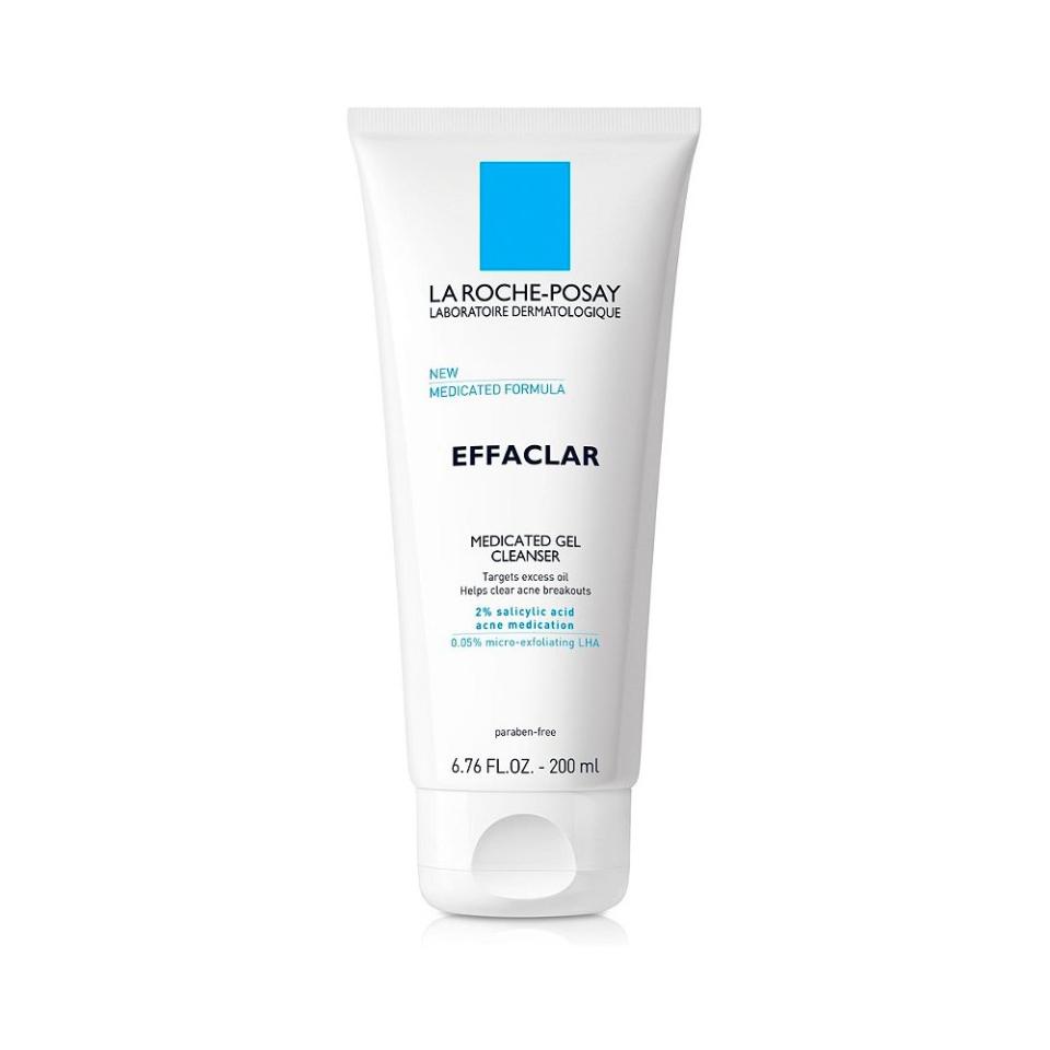 Cleanser: La Roche-Posay Effaclar Medicated Gel Cleanser for Acne Prone Skin