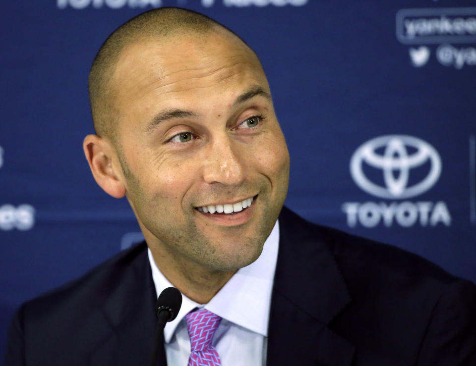 Derek Jeter's first Marlins home opener will be most interesting. (AP)