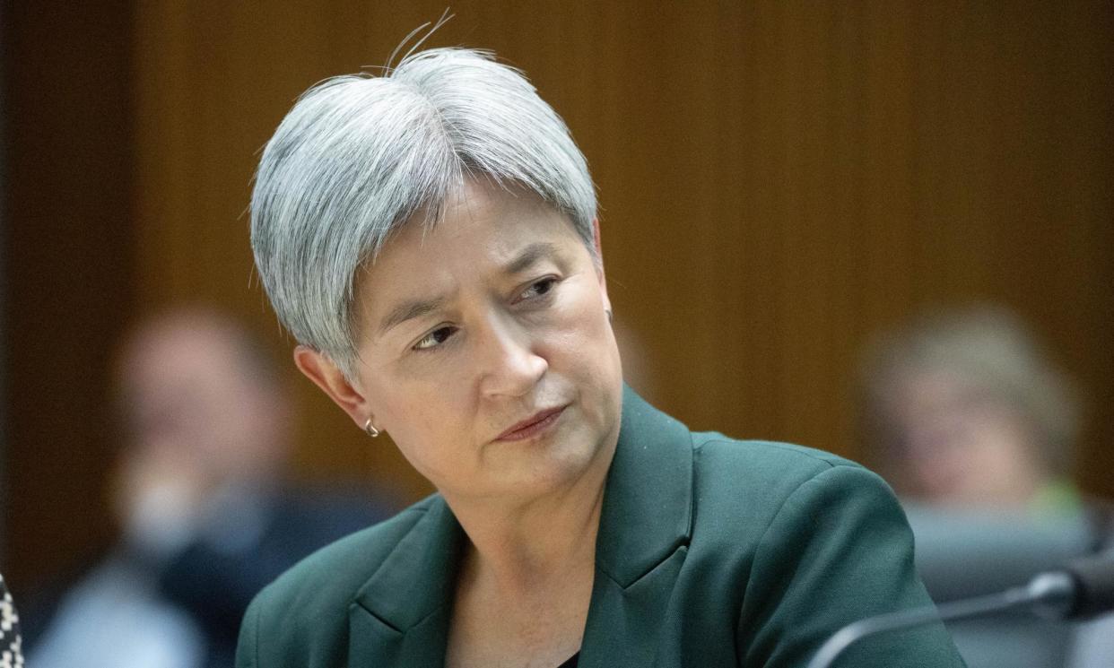 <span>Penny Wong, who was not present at the meeting, has conceded during Senate estimates hearings that she is yet to see detailed evidence underpinning allegations of UNRWA involvement in the 7 October Hamas attacks.</span><span>Photograph: Mike Bowers/The Guardian</span>