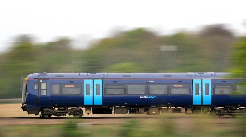 Southeastern train services faced severe delays and cancellations throughout Monday (File photo) (PA)