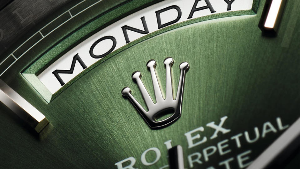 Rolex Day-Date Dial in Green