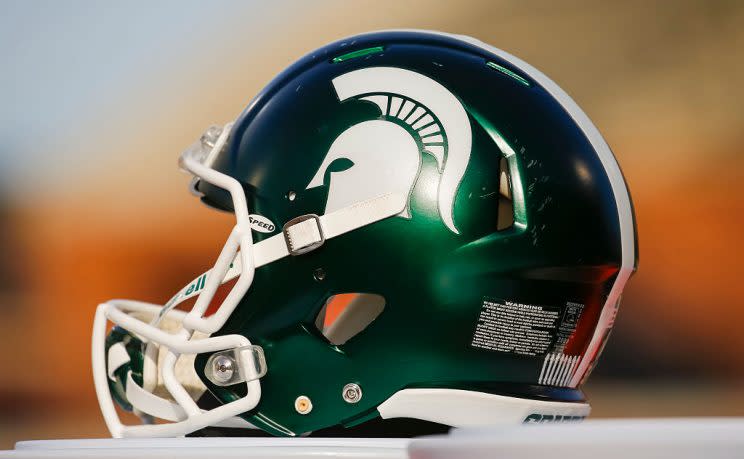 Three Michigan State football players were charged Tuesday with sexual assault after a lengthy investigation into a January accusation. (Getty)